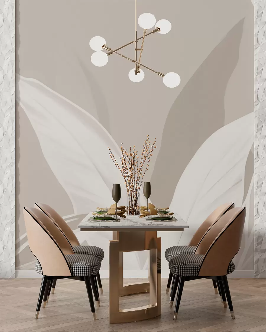 wall murals Long banana leaves w05681v2