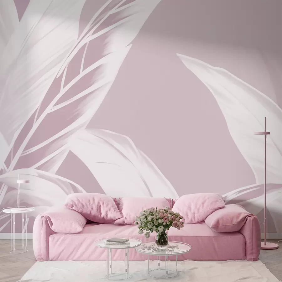 wall murals Long banana leaves w05681v3