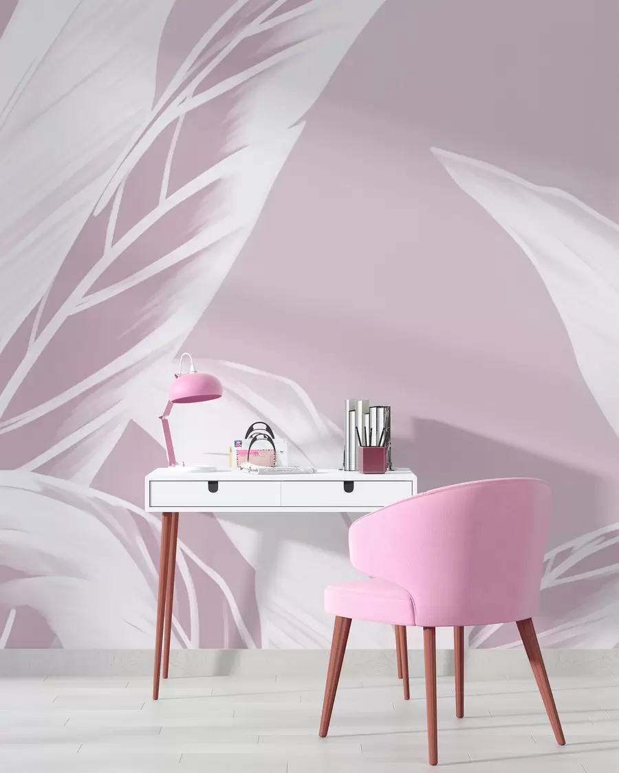 wall murals Long banana leaves w05681v3
