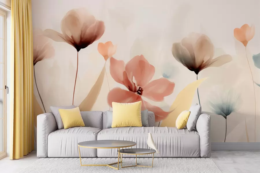 wall murals Wildflowers w05684