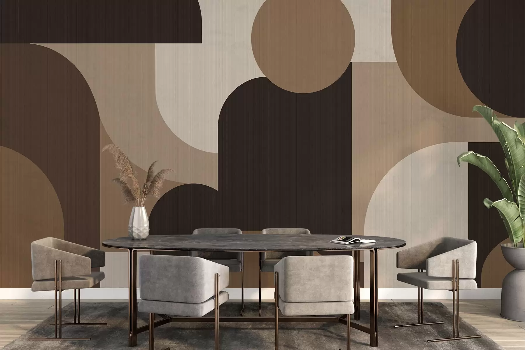 wall murals Geometric Arches w05653