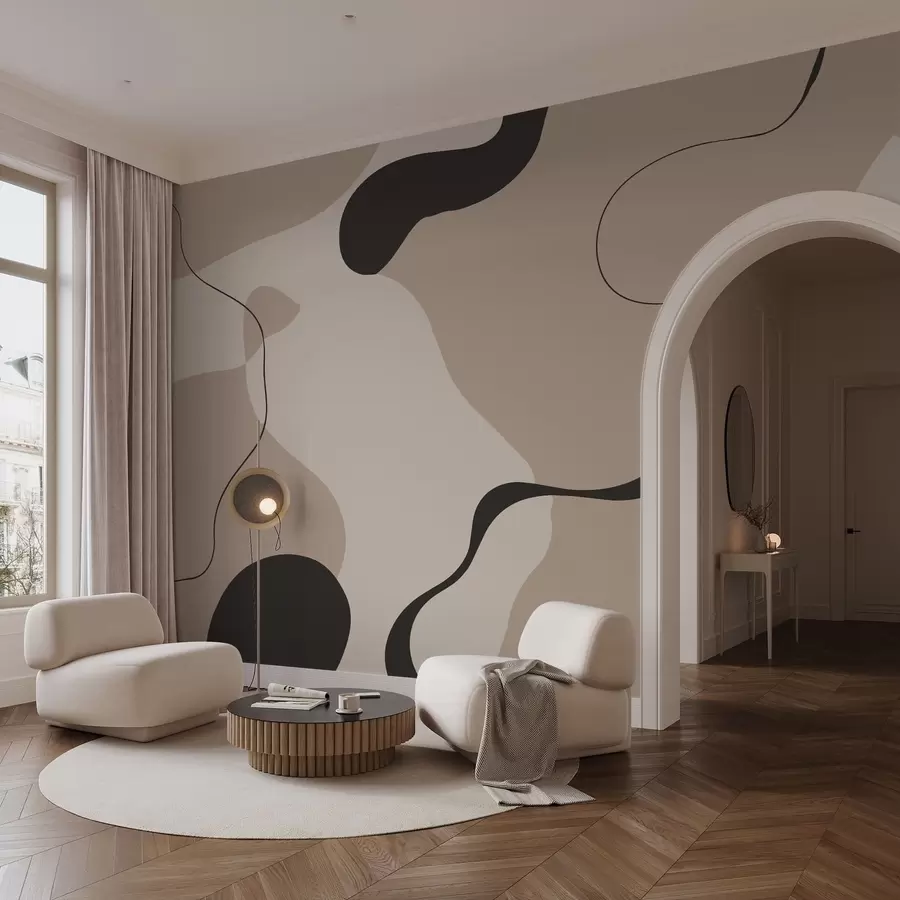 wall murals Abstract Line w05654