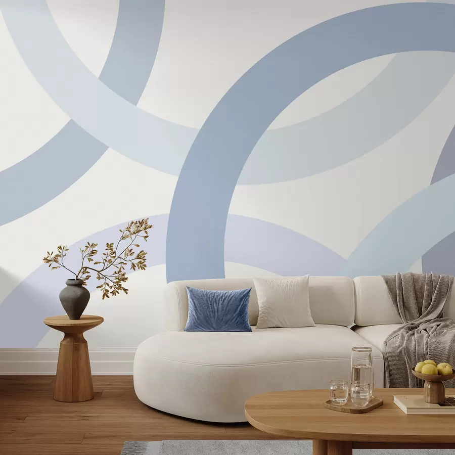 wall murals Abstraction with circles w05709v1