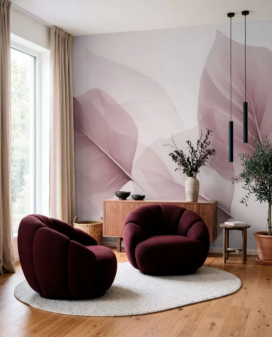 wall murals Leaf veins w05108v2