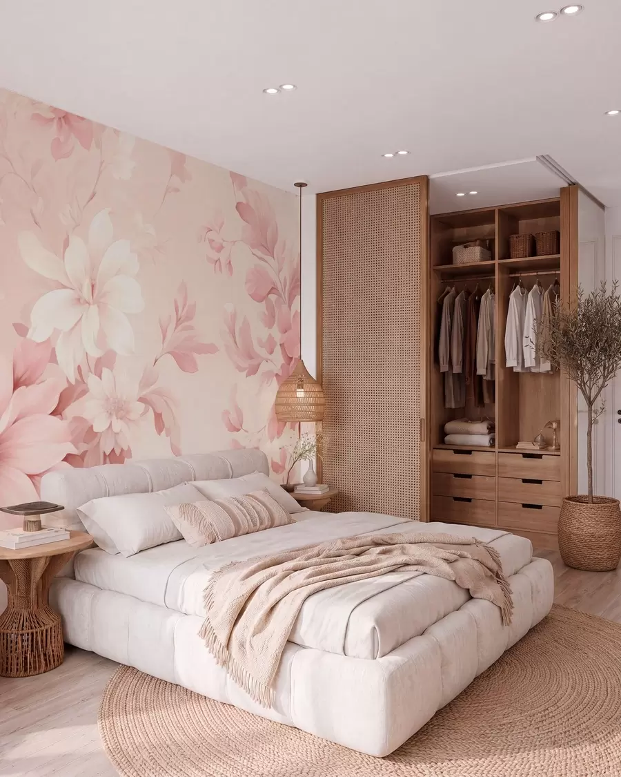 wall murals Classic flowers w05437