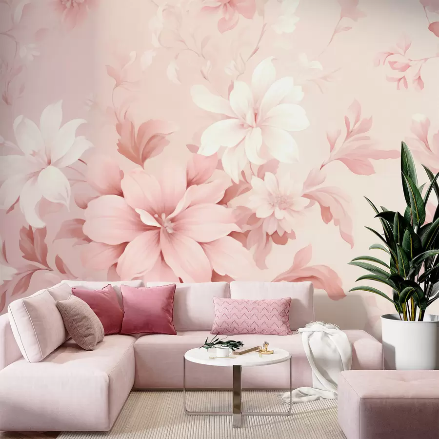 wall murals Classic flowers w05437