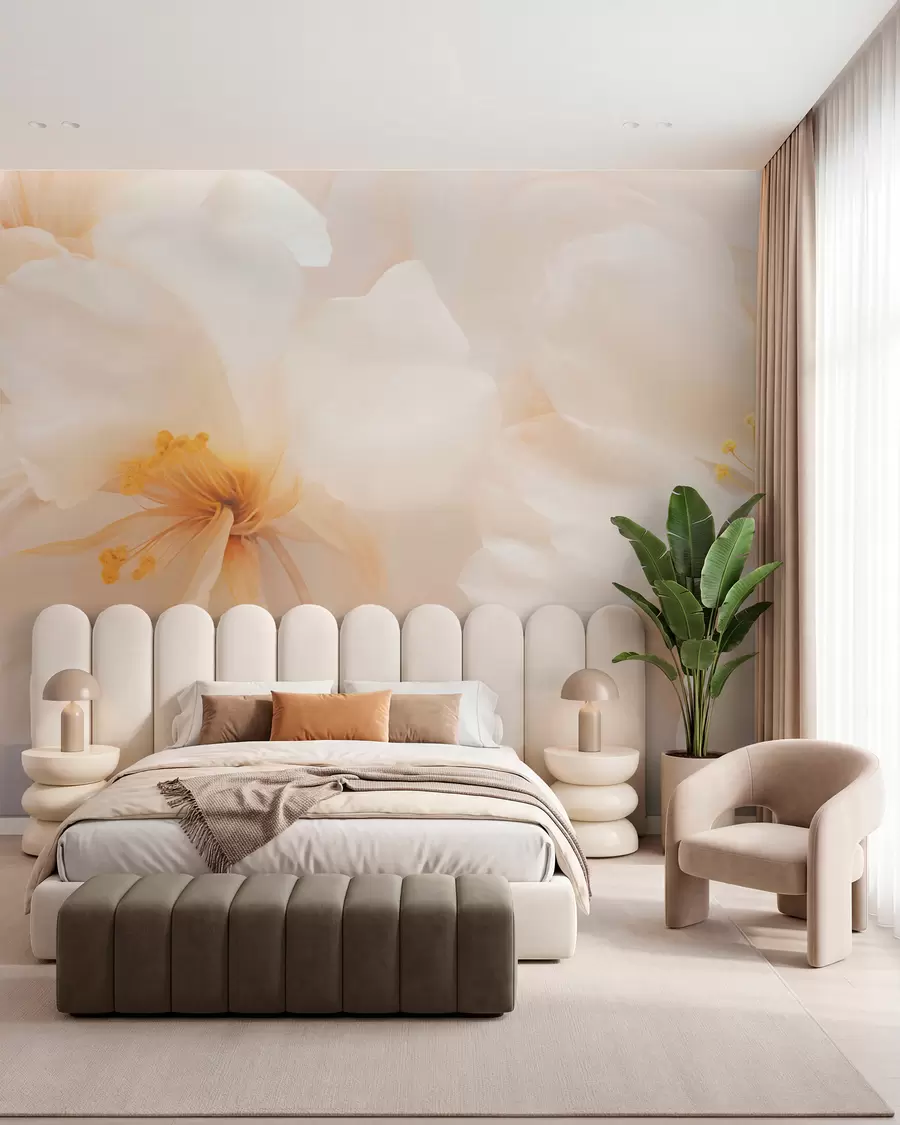 wall murals Large flowers w05615