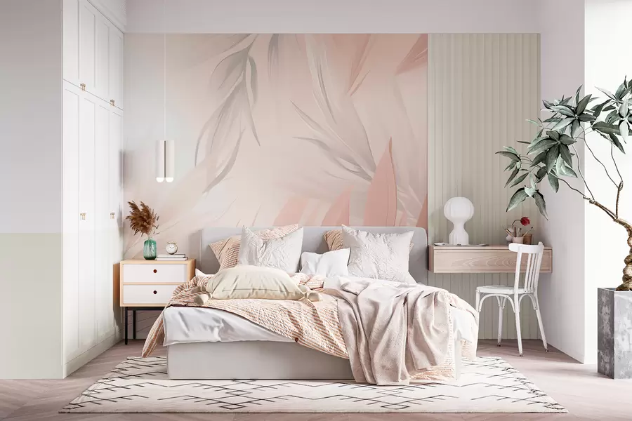 wall murals Pointed leaves w05742