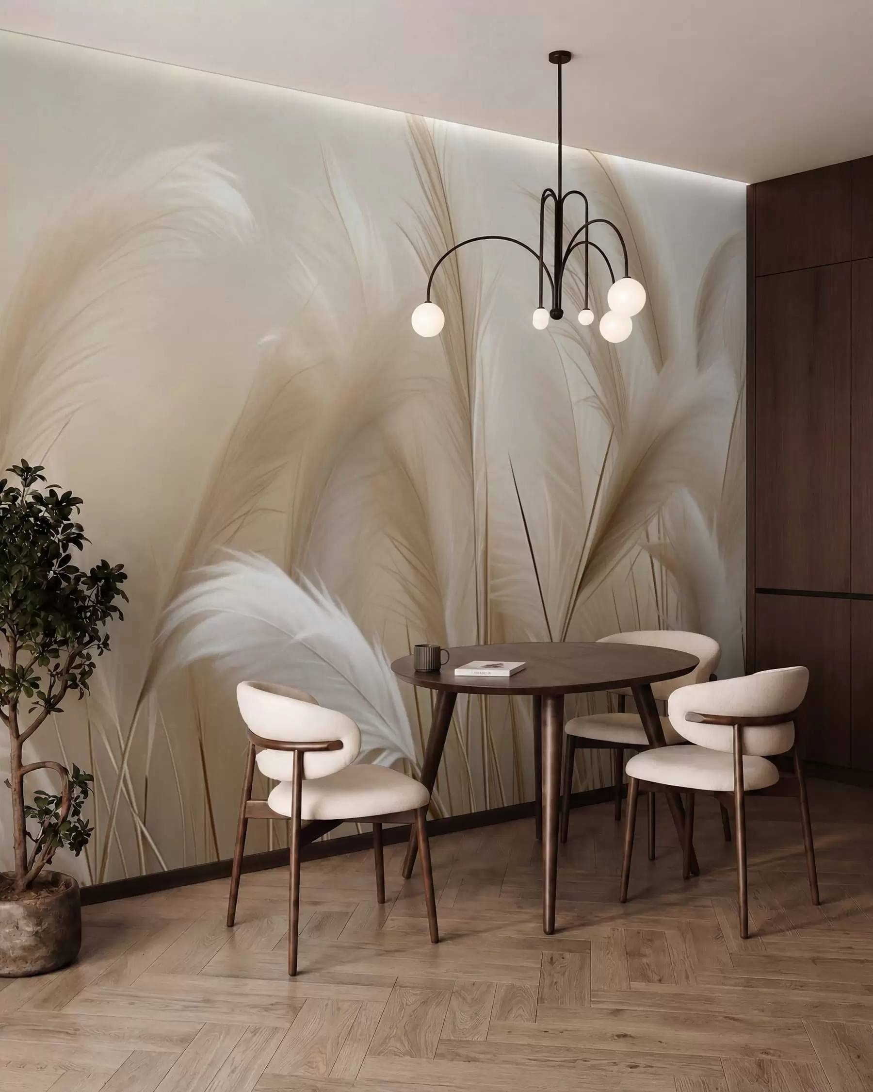 wall murals Arching Pampas w05716