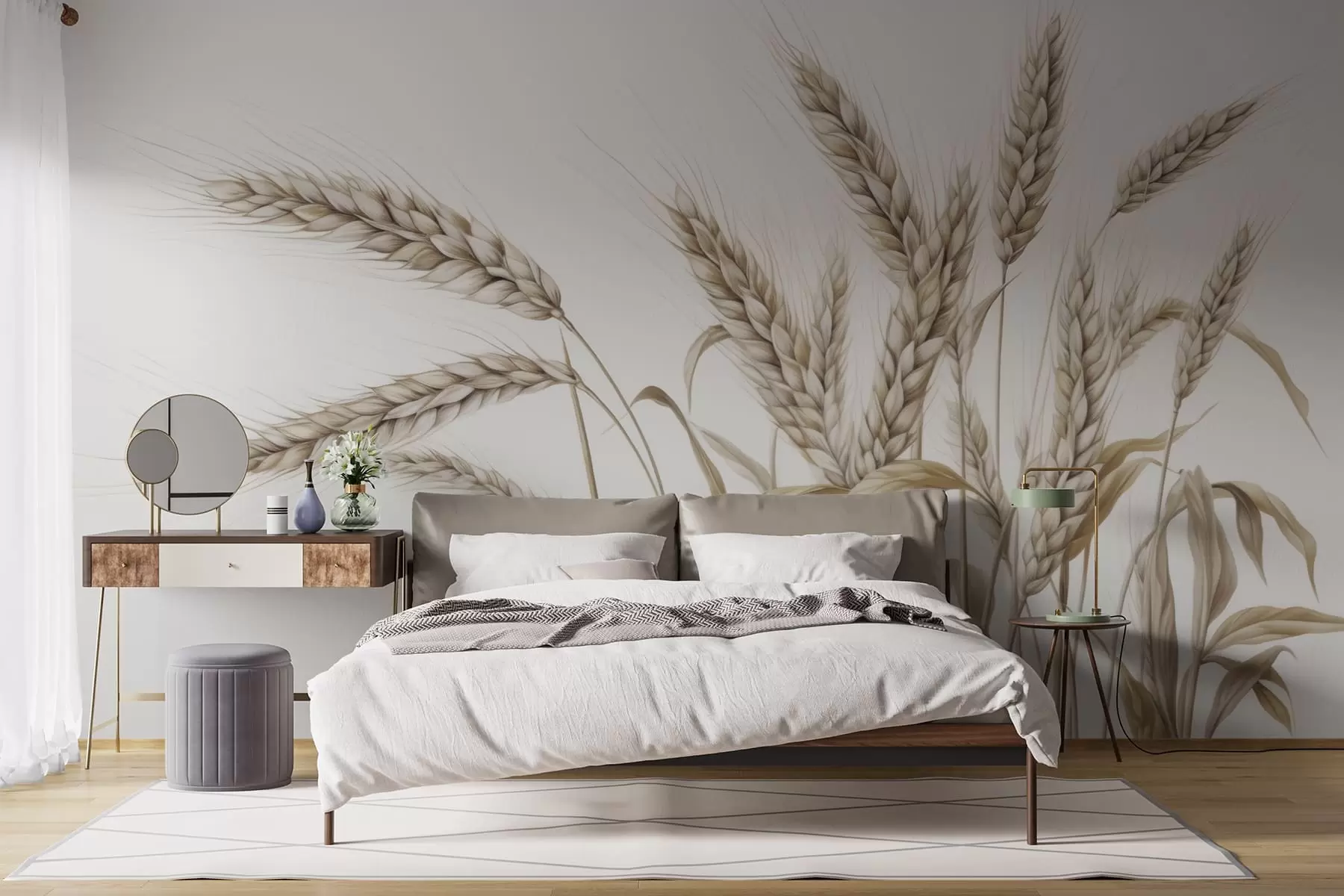 wall murals Delicate spikelets w05714