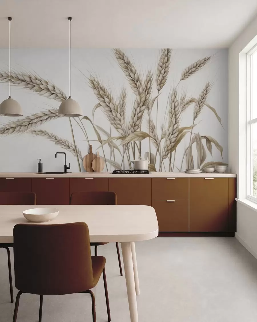 wall murals Delicate spikelets w05714
