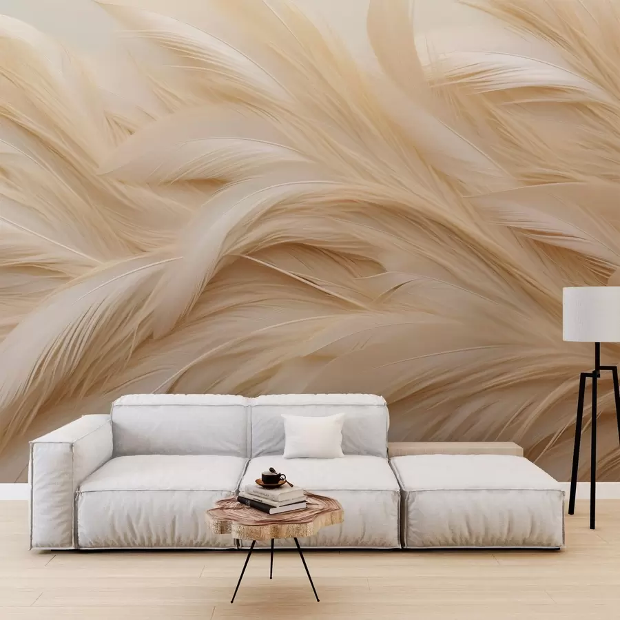 wall murals Delicate feathers w05718