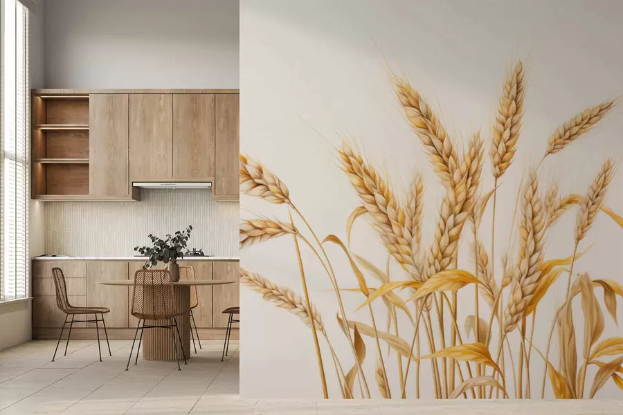 wall murals Delicate spikelets w05714v1