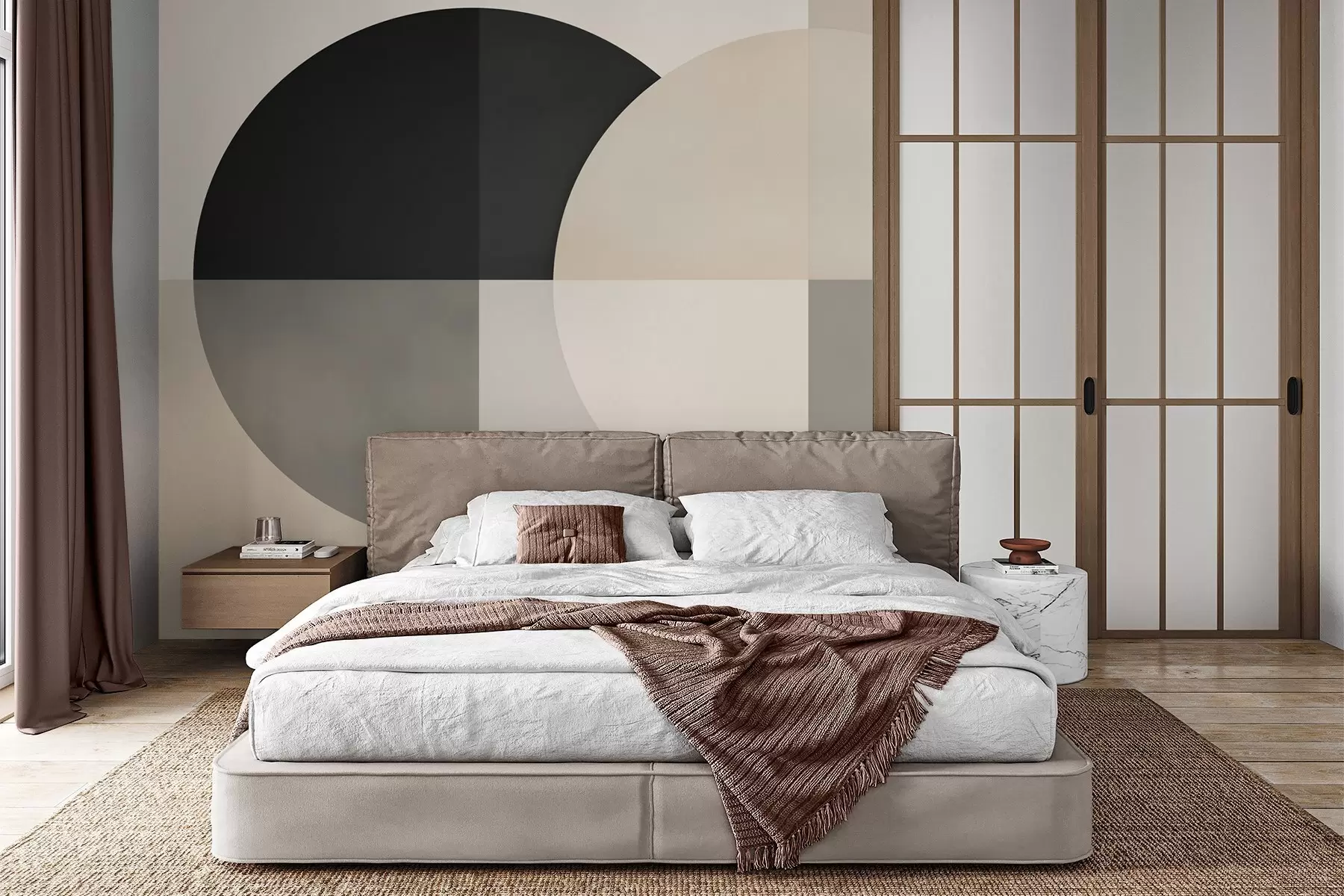 wall murals Geometric abstraction w05779