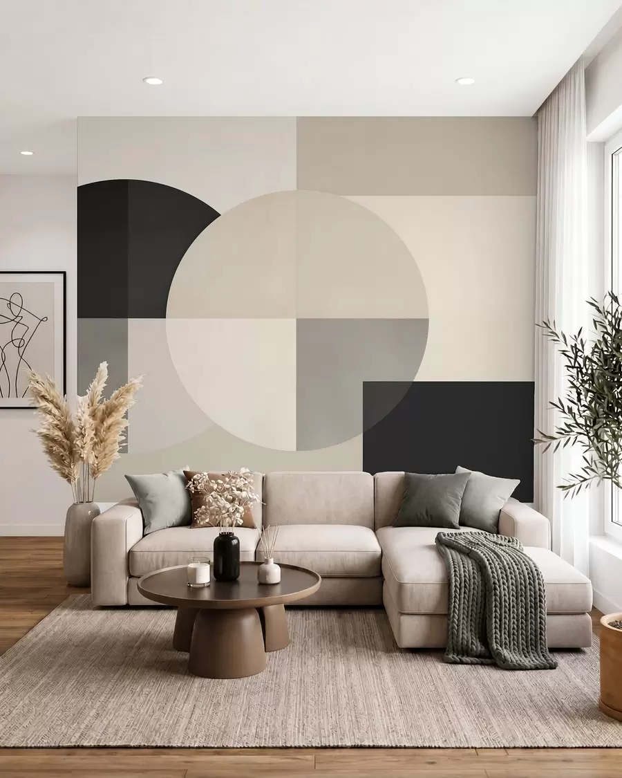 wall murals Geometric abstraction w05779