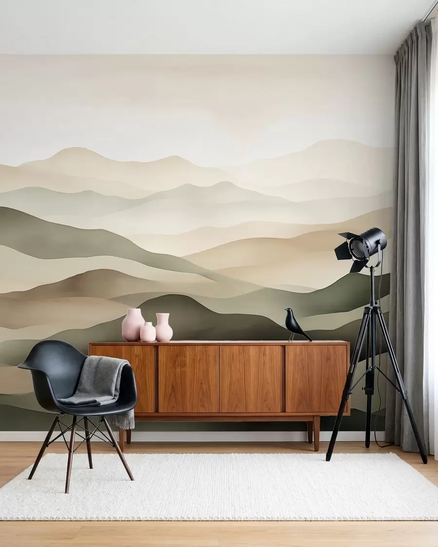 wall murals Misty Horizons w09971