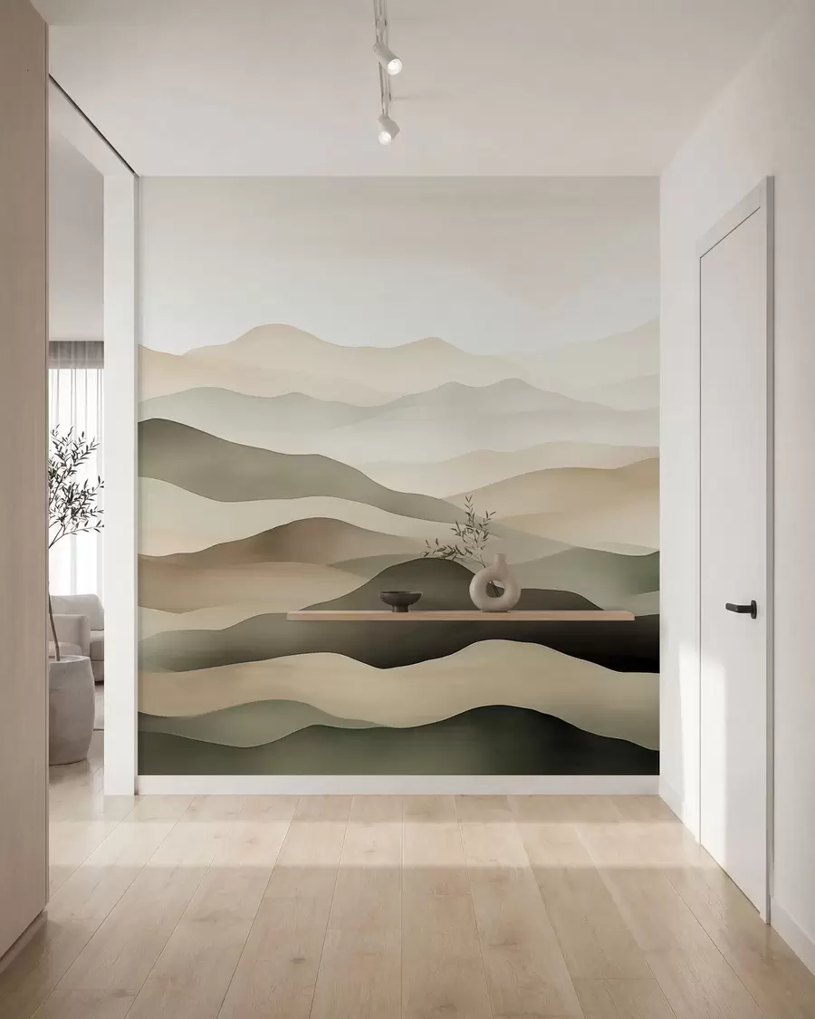 wall murals Misty Horizons w09971