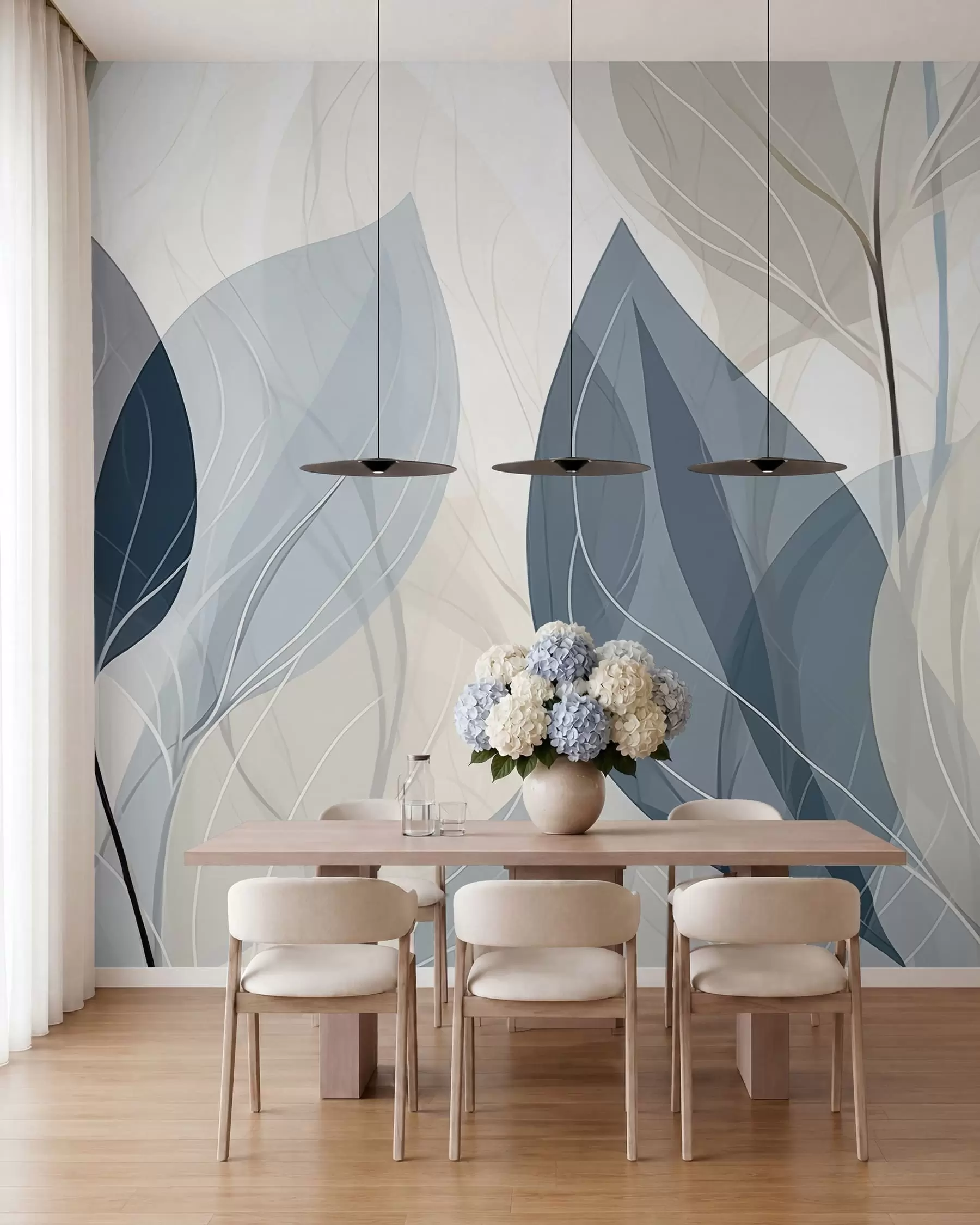 wall murals Whispering Leaves w09970