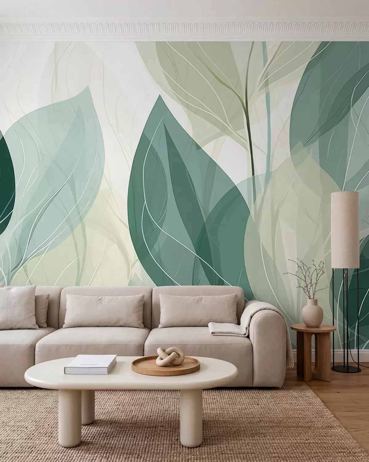 wall murals Whispering Leaves w09970v1