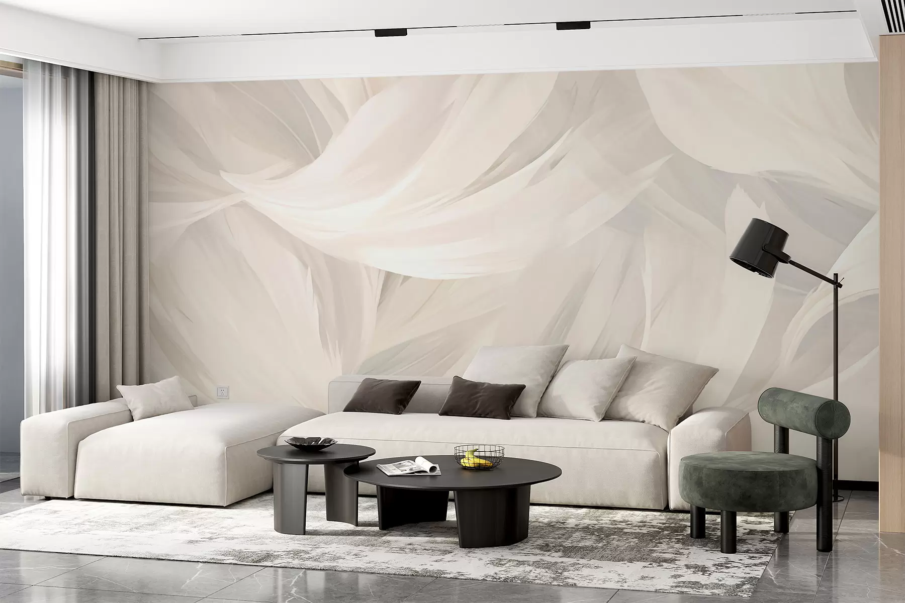 wall murals Feathers w05768