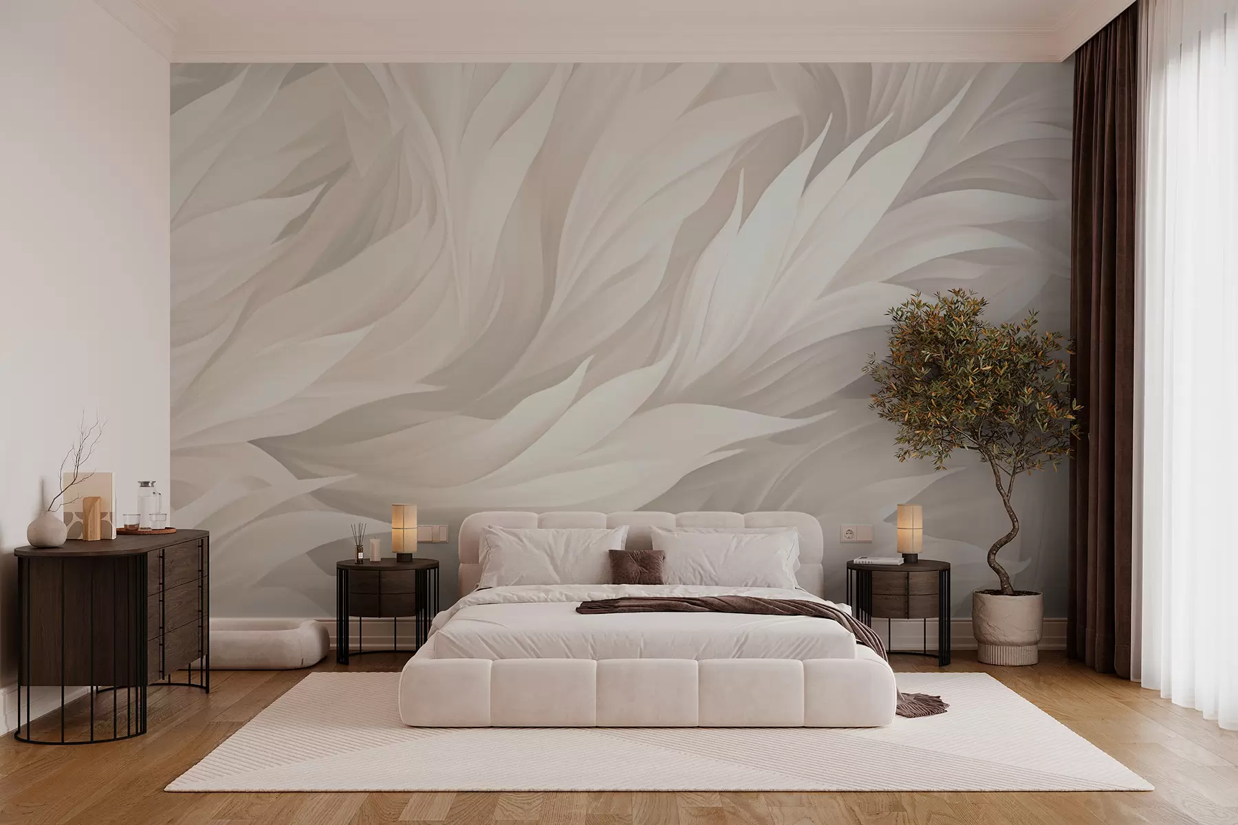 wall murals Feathers w05773