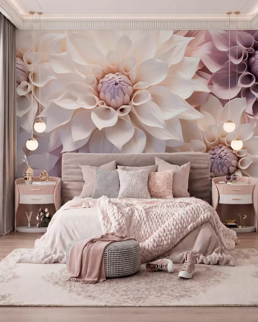 wall murals Classic flowers w05774