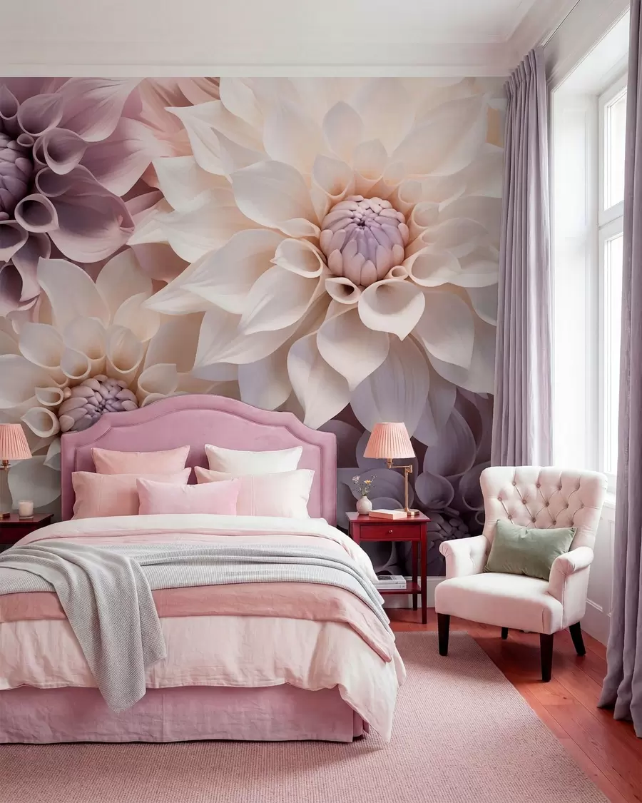 wall murals Classic flowers w05774