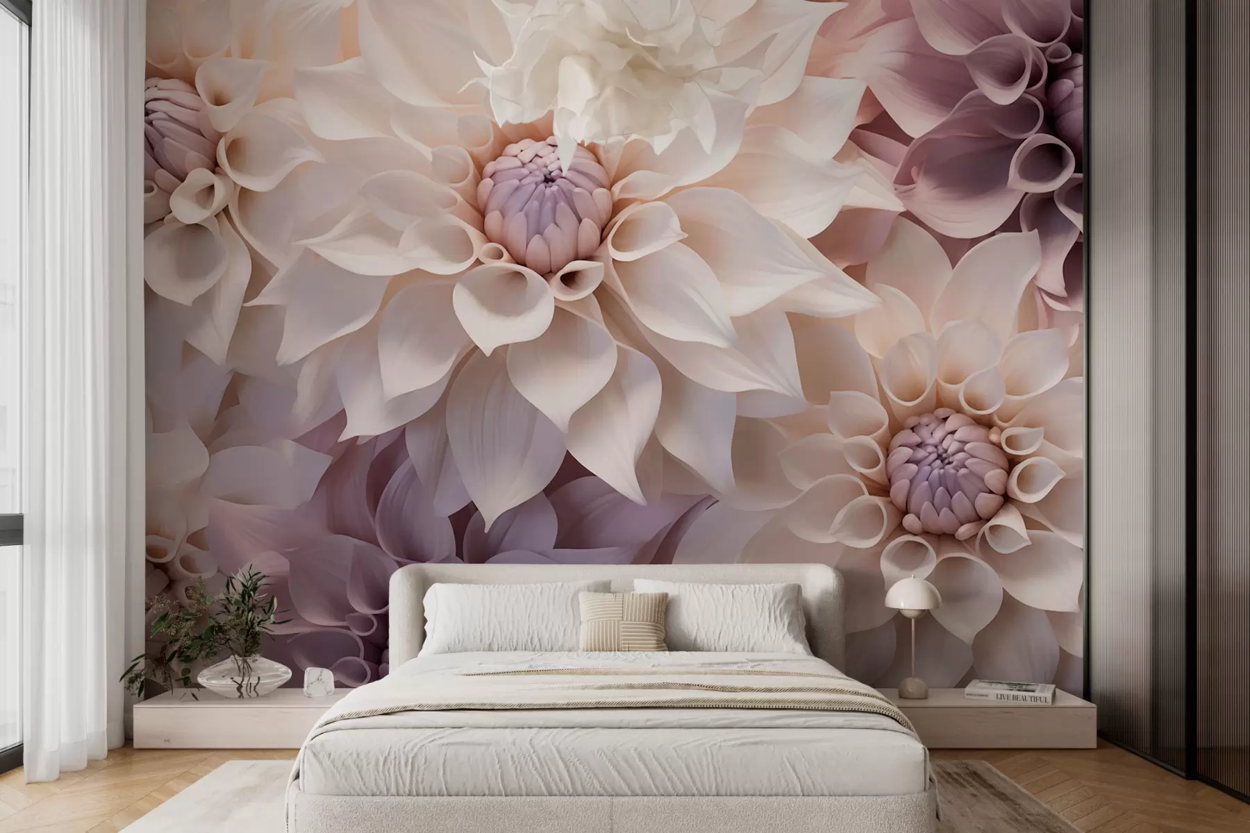 wall murals Classic flowers w05774