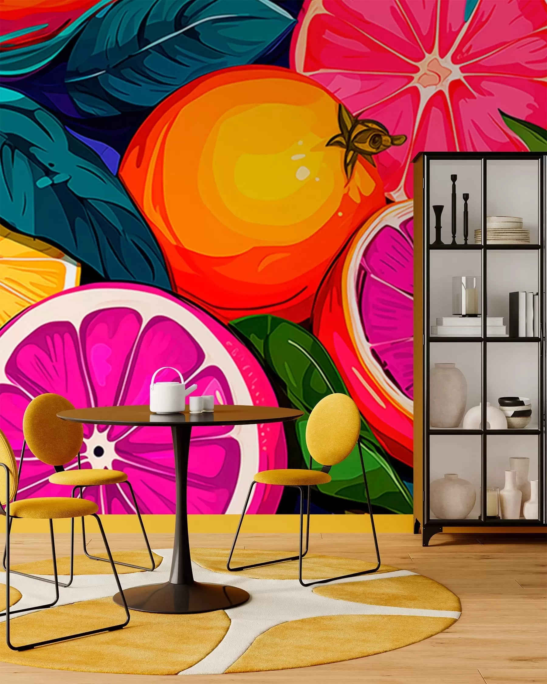 wall murals Fruit, oranges, lemons w05761