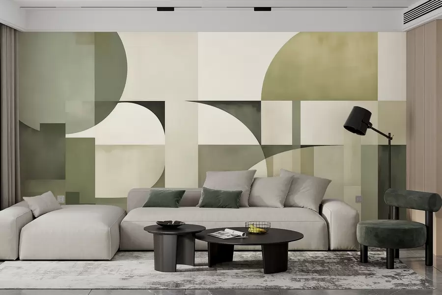 wall murals Geometric abstraction w05782