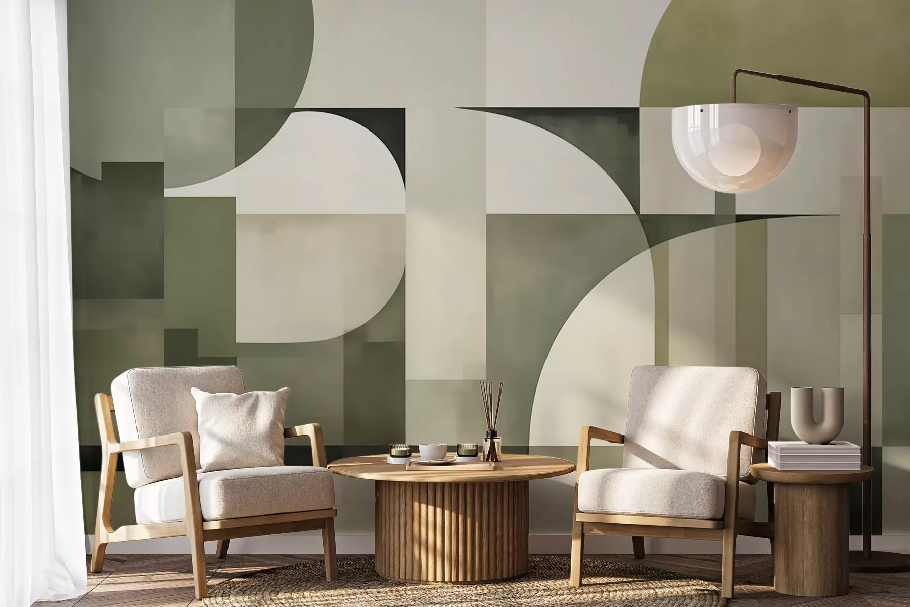 wall murals Geometric abstraction w05782