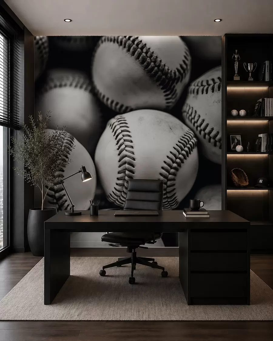 wall murals Baseball balls w09966