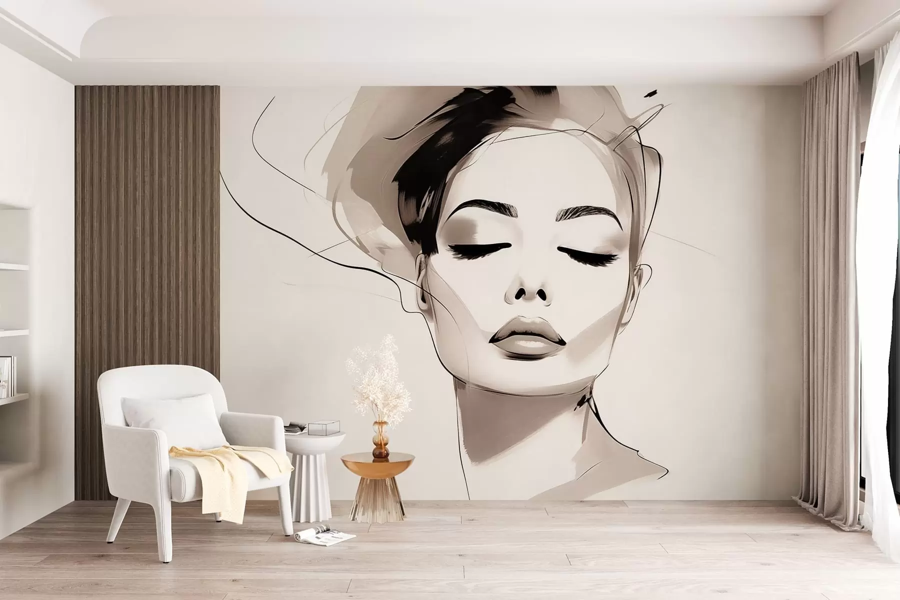 wall murals Girls’ outfits w09967