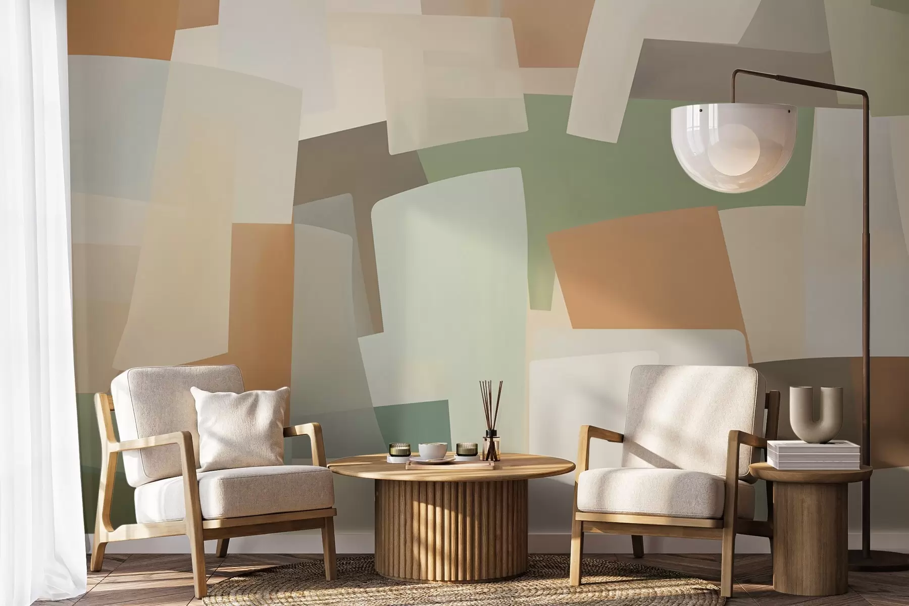 wall murals Geometric abstraction w05783
