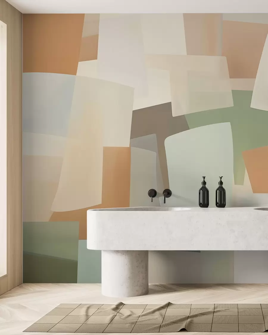 wall murals Geometric abstraction w05783