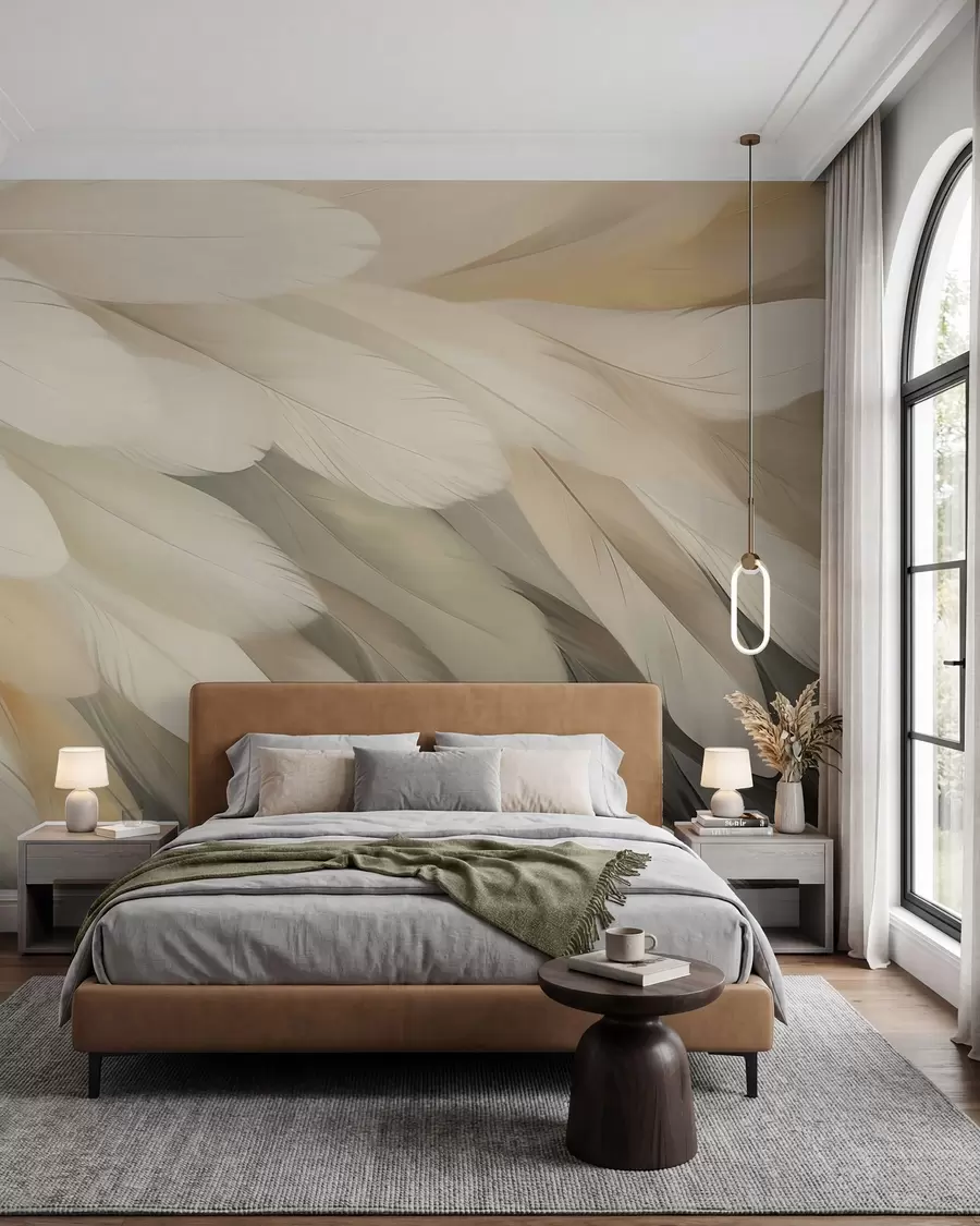 wall murals Feathers w05791