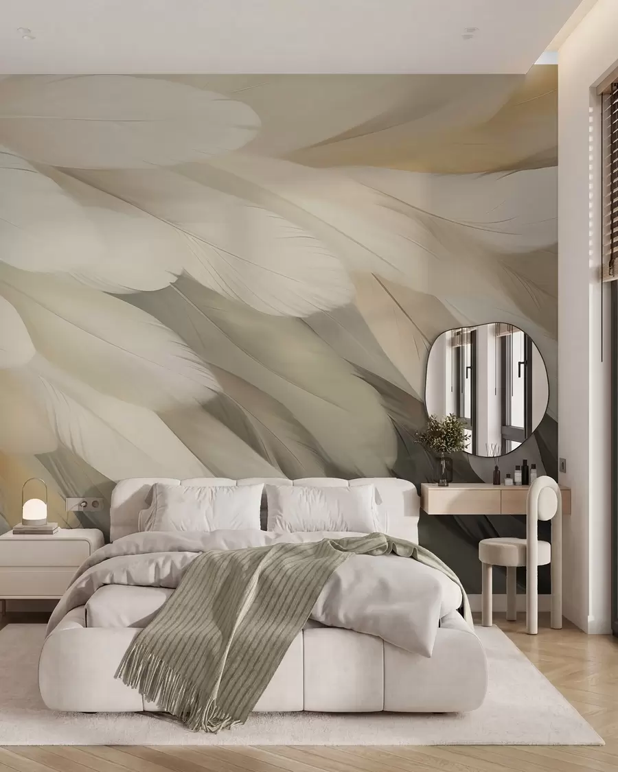 wall murals Feathers w05791