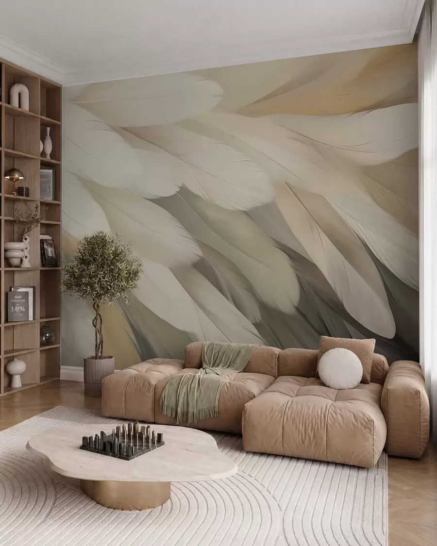 wall murals Feathers w05791