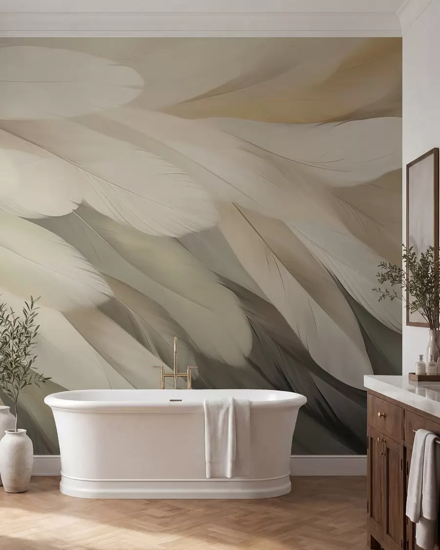wall murals Feathers w05791