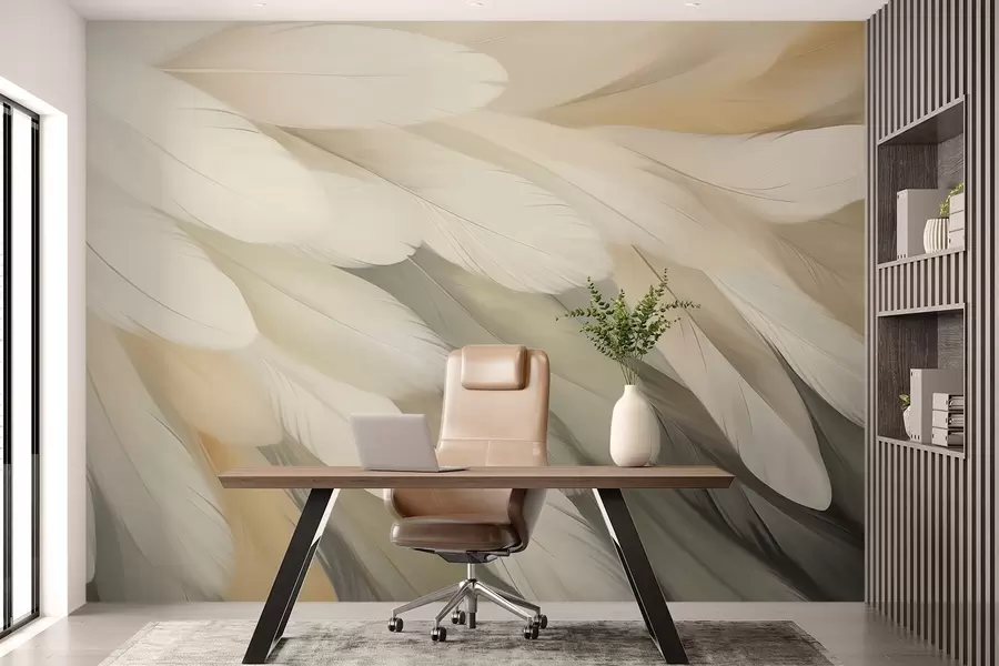 wall murals Feathers w05791
