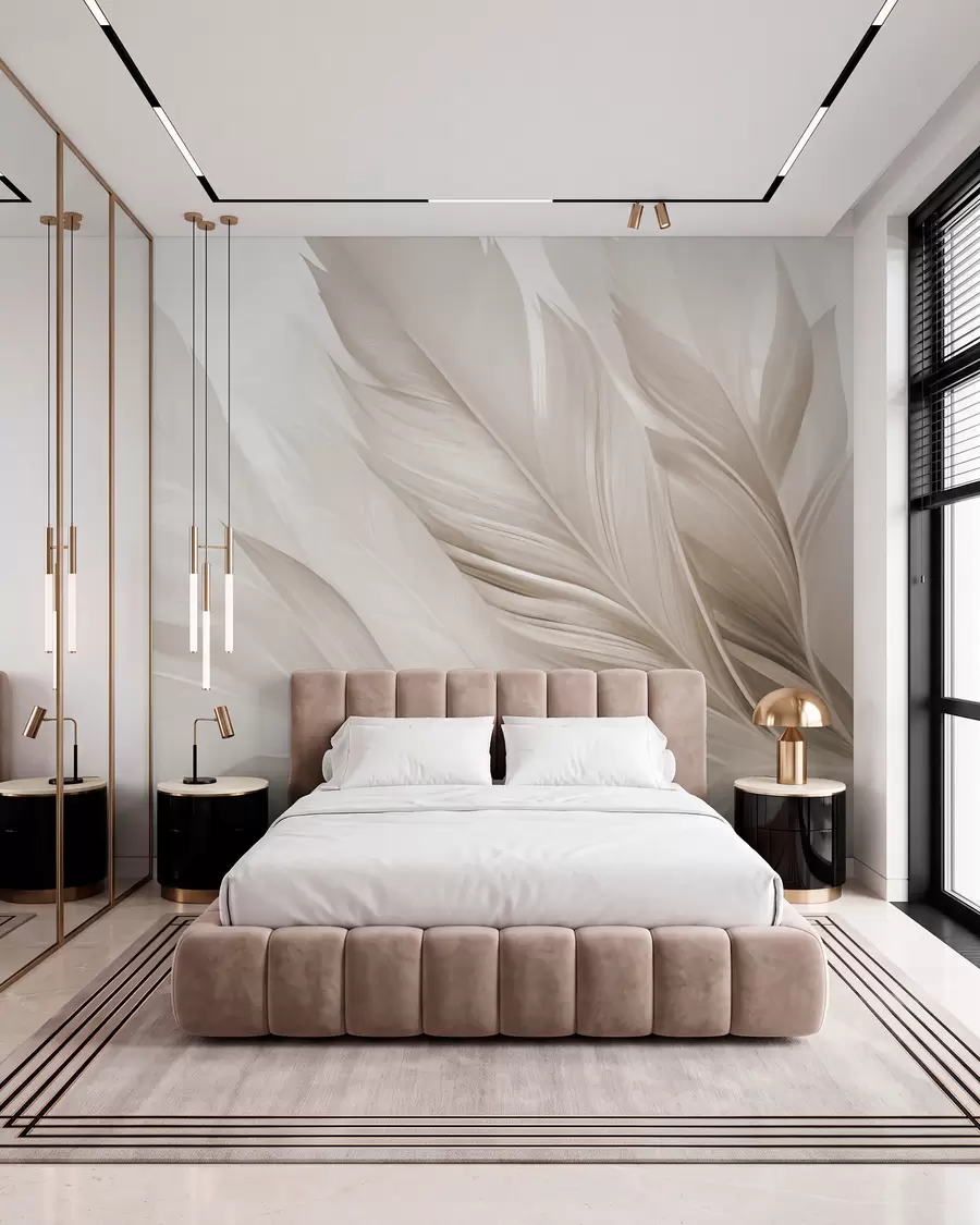 wall murals Feathers w05793v1