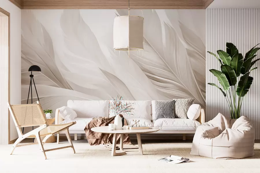 wall murals Feathers w05793v1