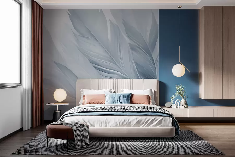 wall murals Feathers w05793v2