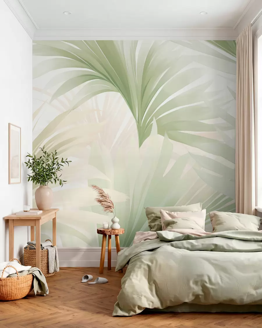 wall murals Palm leaves w05801