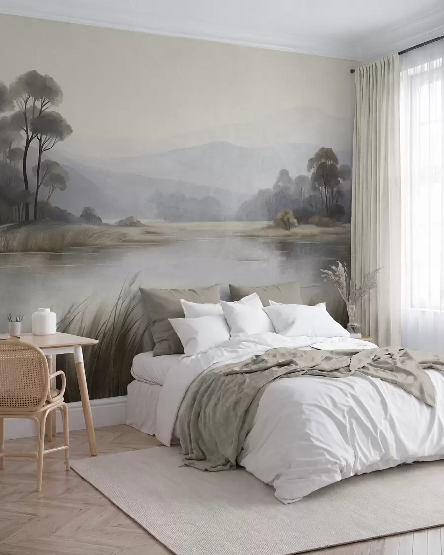 wall murals Sage Lake w09983