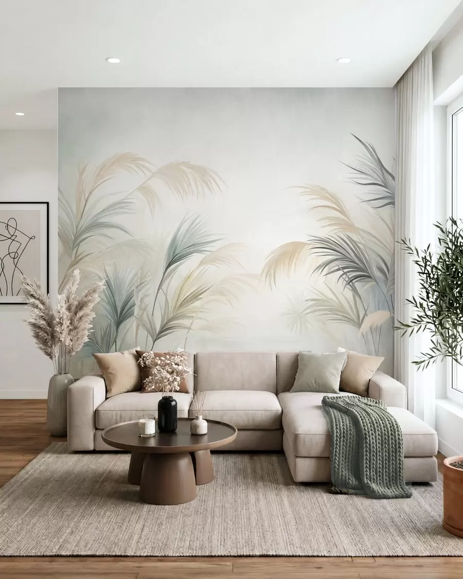 wall murals Pastel Palm w09984