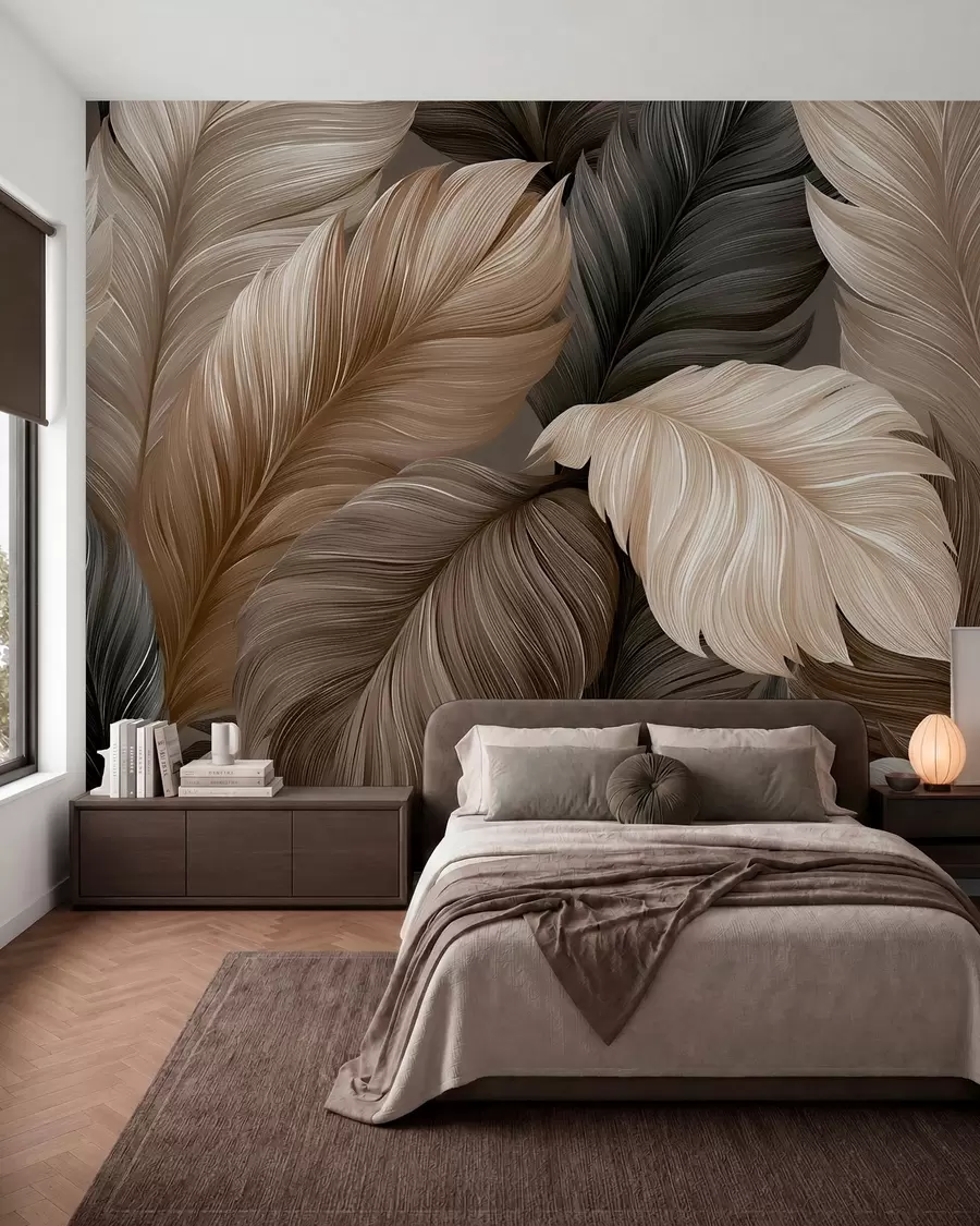wall murals Feathers w05767