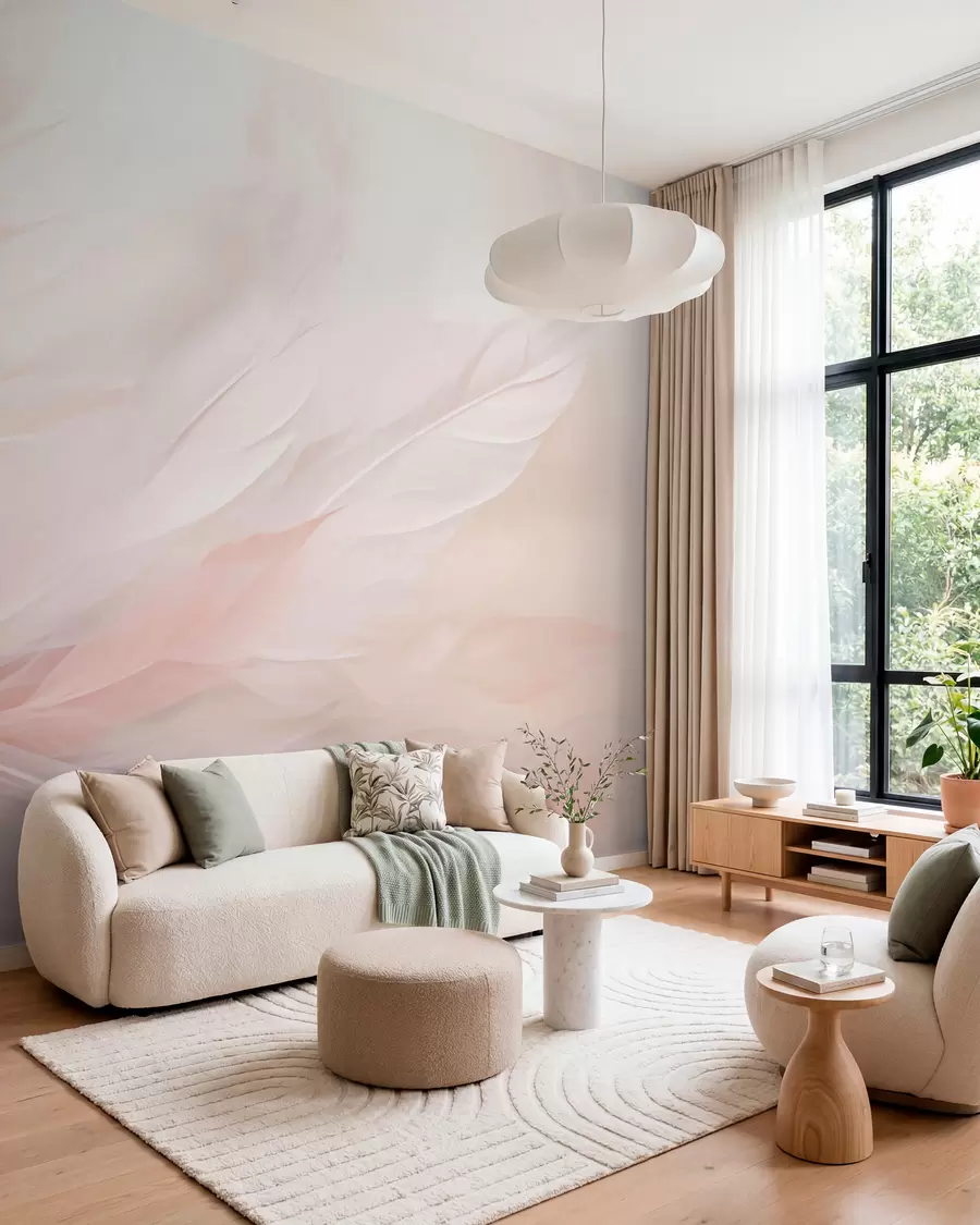 wall murals Feathers w05770