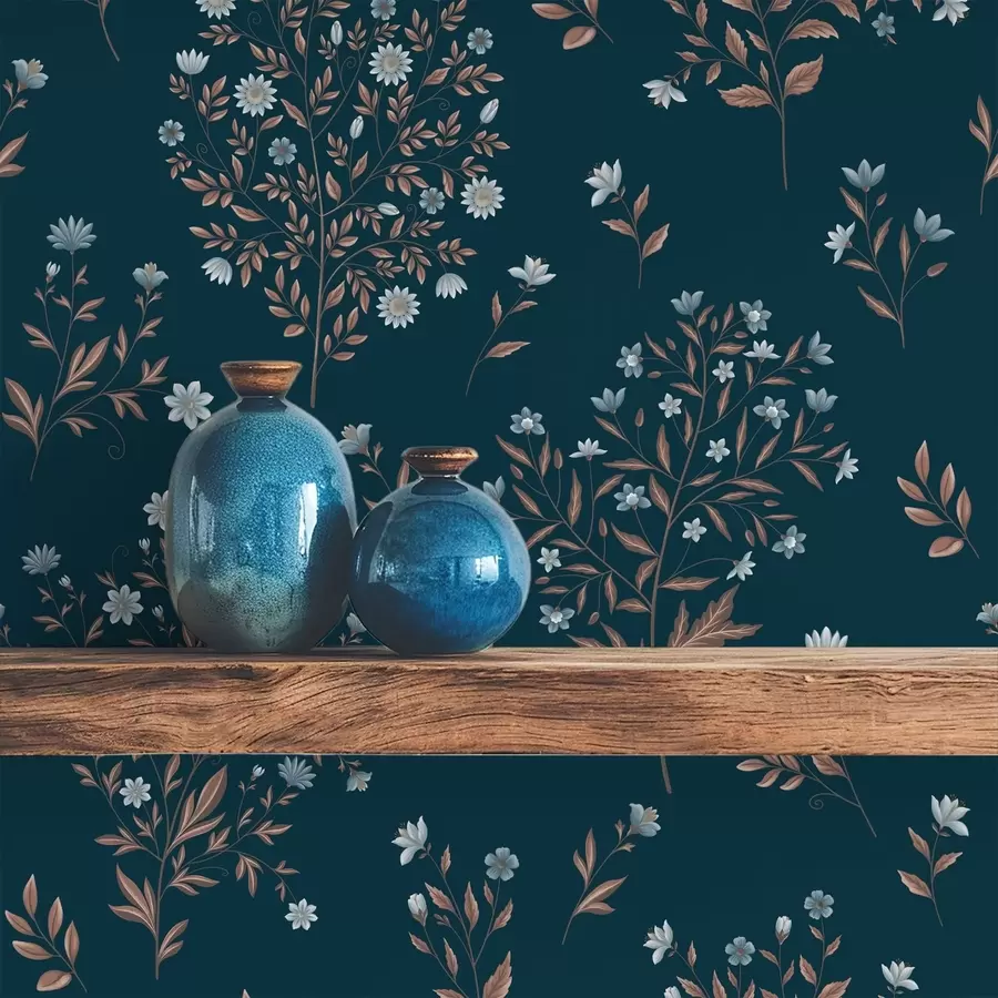 wall murals Branches and Light Flowers a01245v1