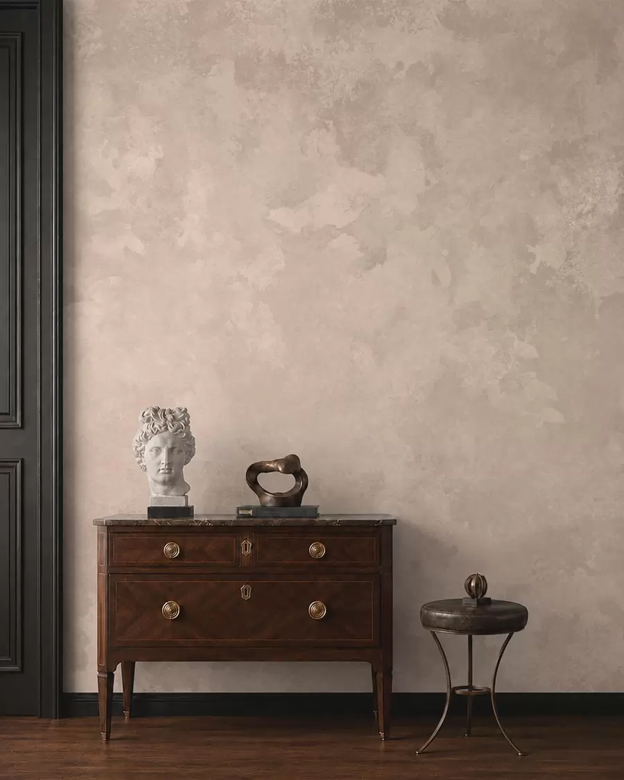wall murals Warm almond beige texture with soft natural tonal transitions w05814